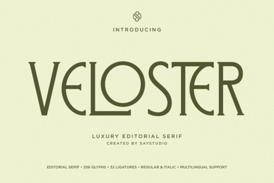 Veloster Font